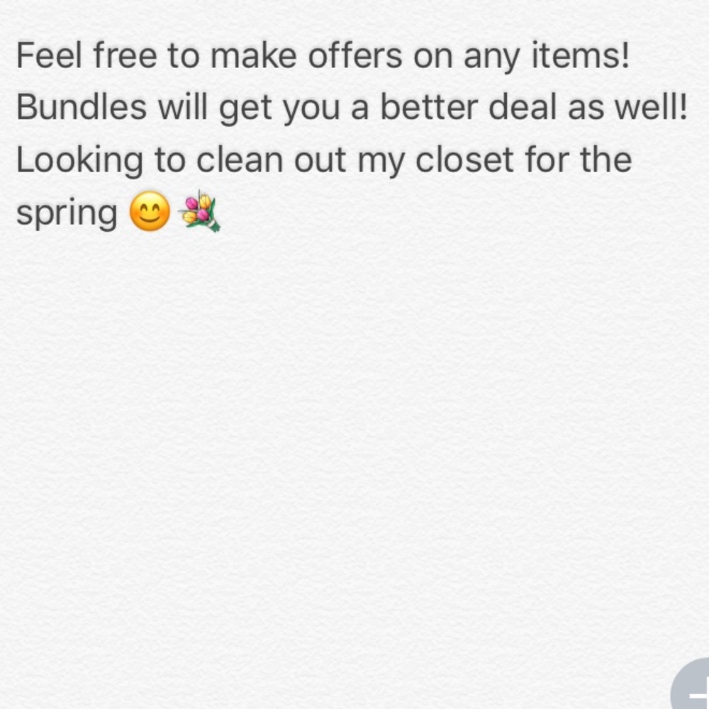 TAKING OFFERS!